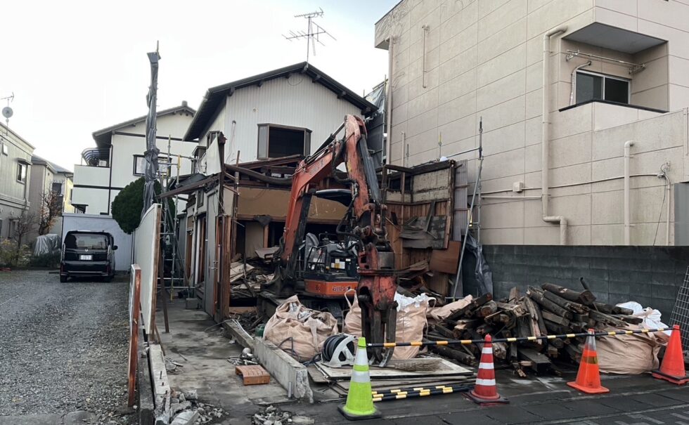 清水区桜ヶ丘解体工事