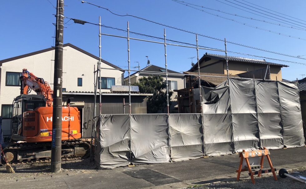 駿河区敷地木造鉄骨倉庫解体