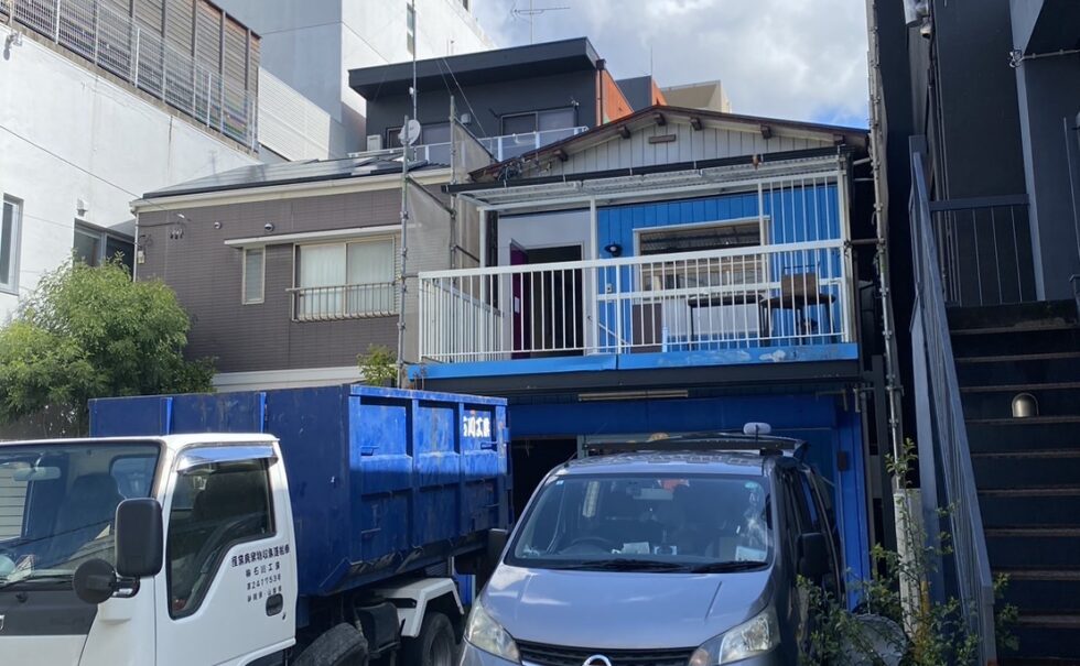 静岡市人宿町鉄骨解体