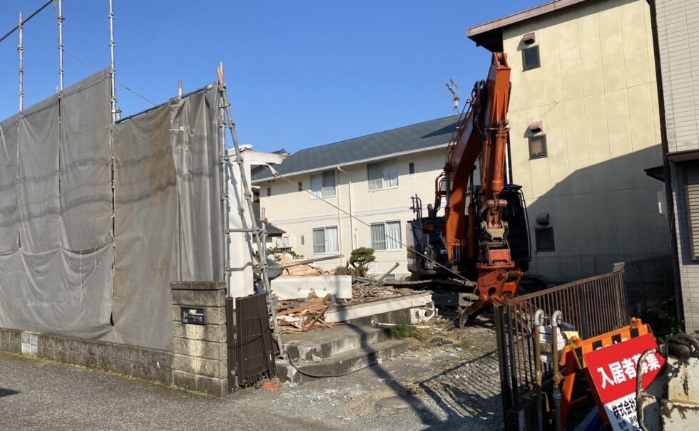 静岡市軽量鉄骨解体工事