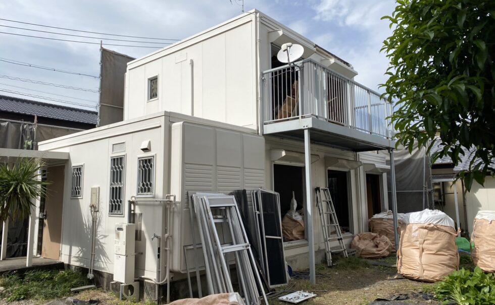 静岡市軽量鉄骨解体工事