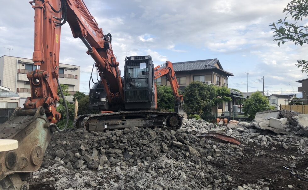 富士市木造解体工事