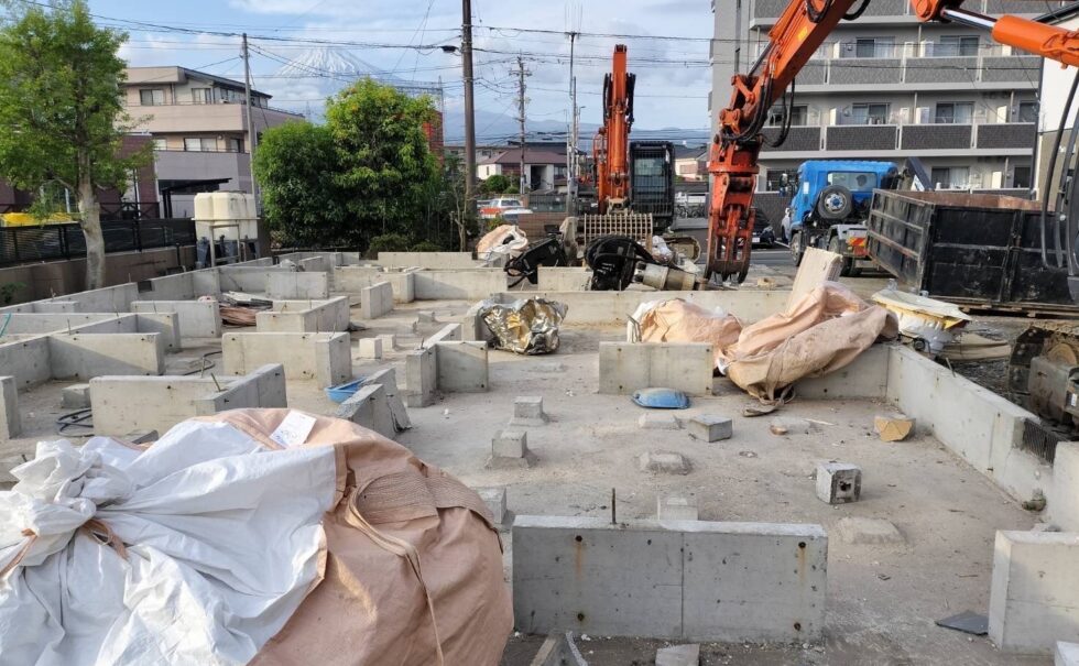 富士市木造解体工事