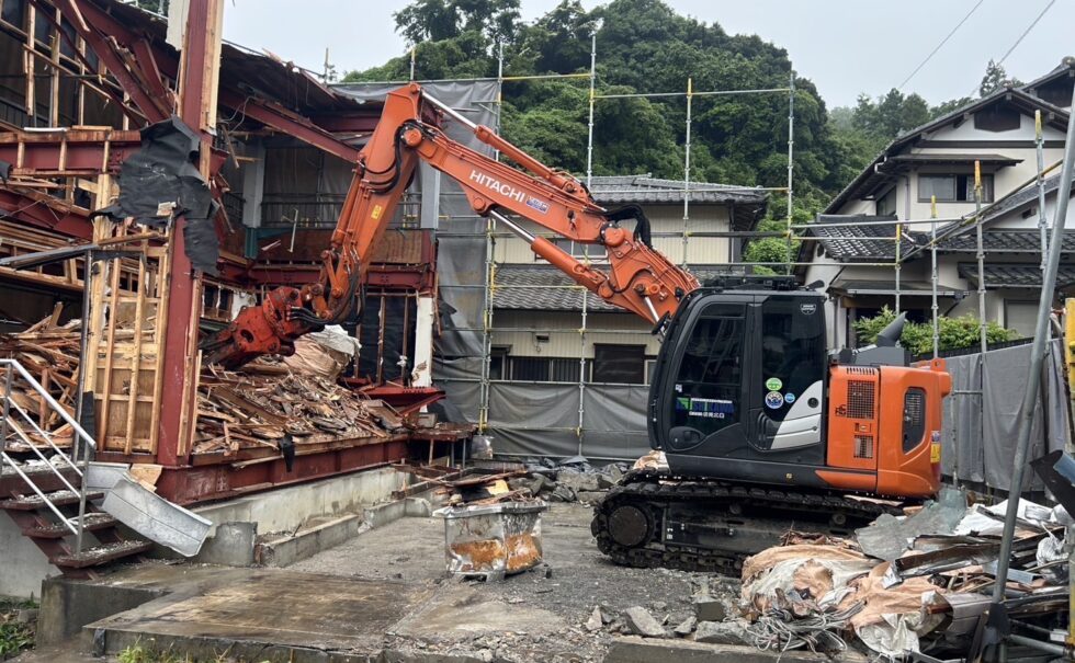 富士市木造/鉄骨造二棟解体工事