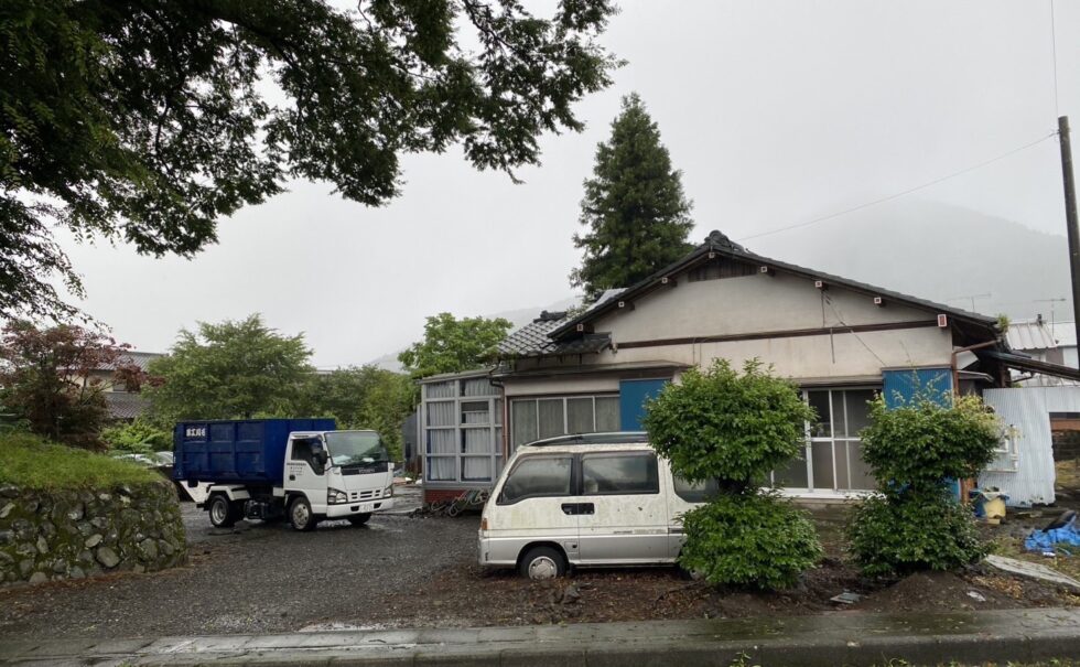 猪之頭木造平屋建て解体工事