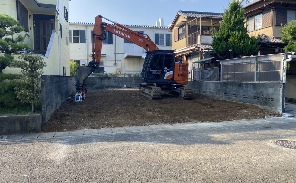 静岡市登呂木造解体工事