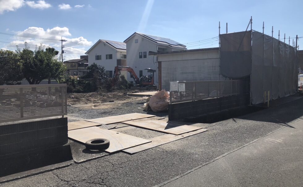 富士市鉄骨倉庫解体工事