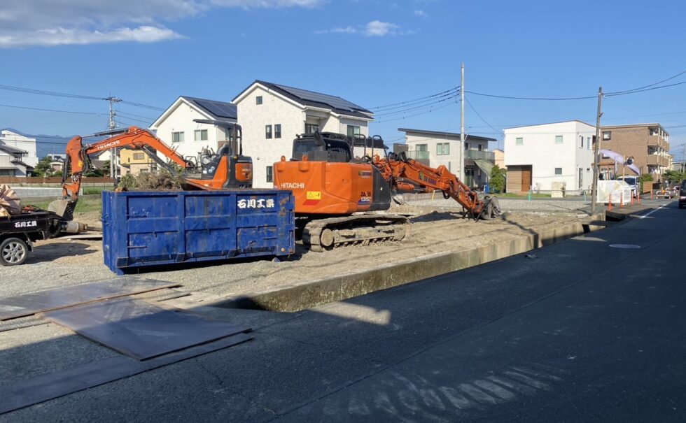 富士市鉄骨倉庫解体工事