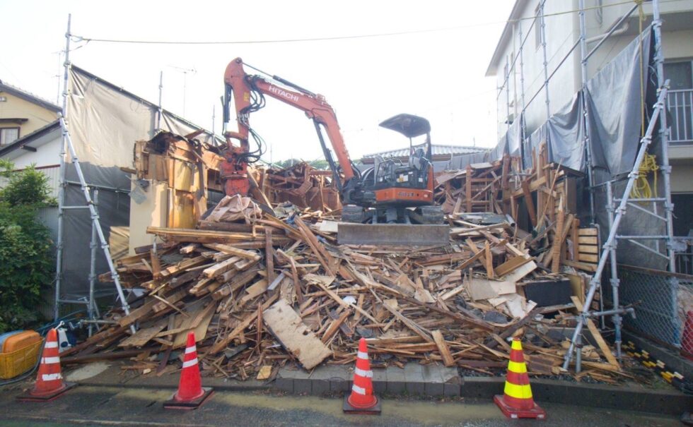 静岡市木造解体工事