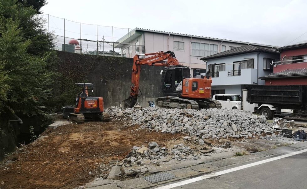 沼津市大岡解体工事