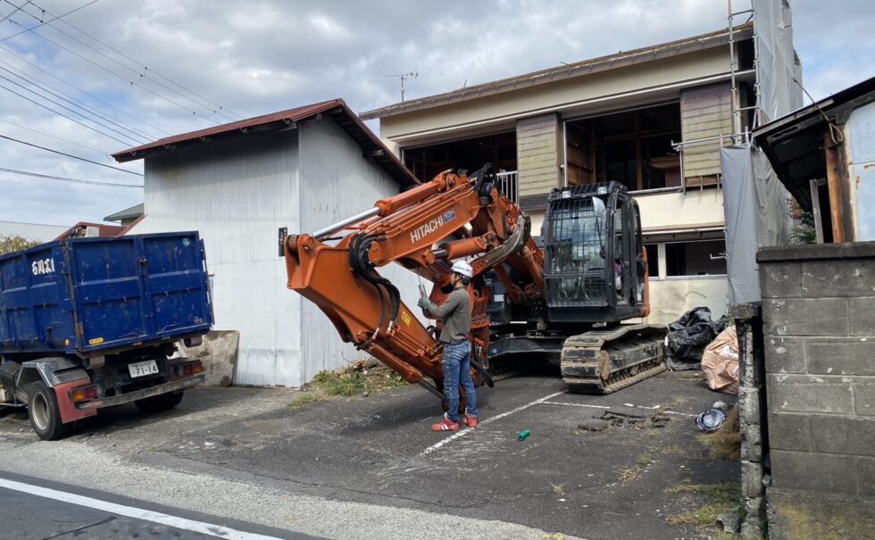 東沢田木造解体工事