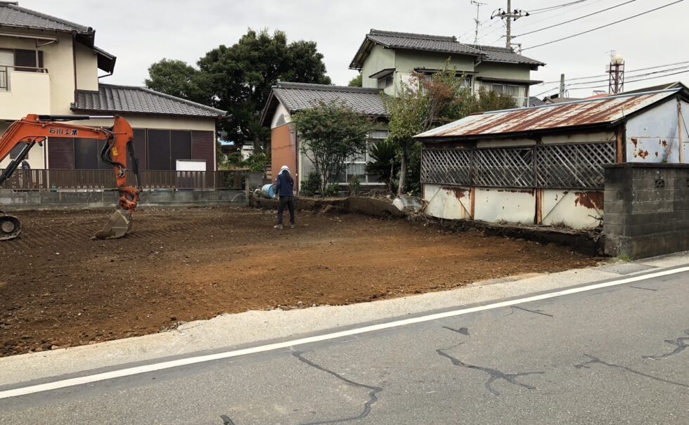 東沢田木造解体工事