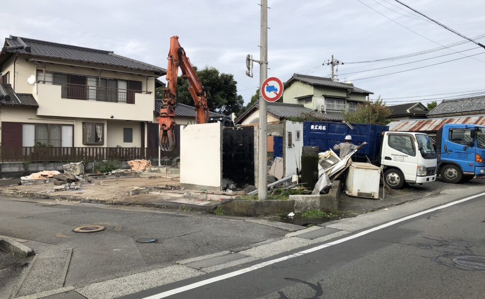 東沢田木造解体工事