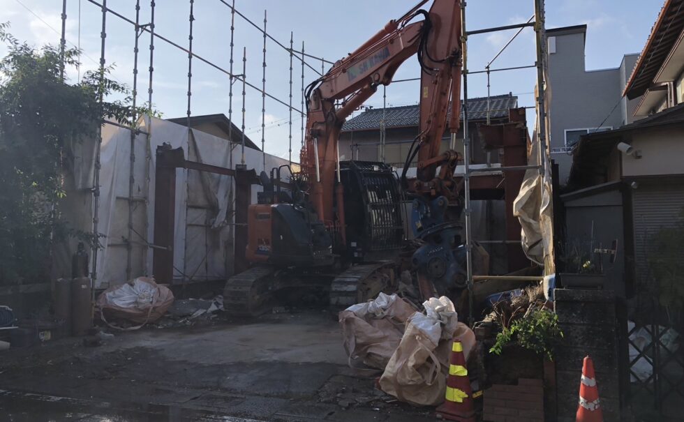 静岡市鉄骨住宅解体工事
