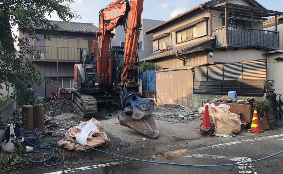 静岡市鉄骨住宅解体工事
