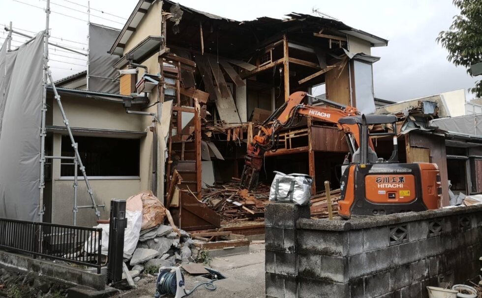富士宮市木造解体工事