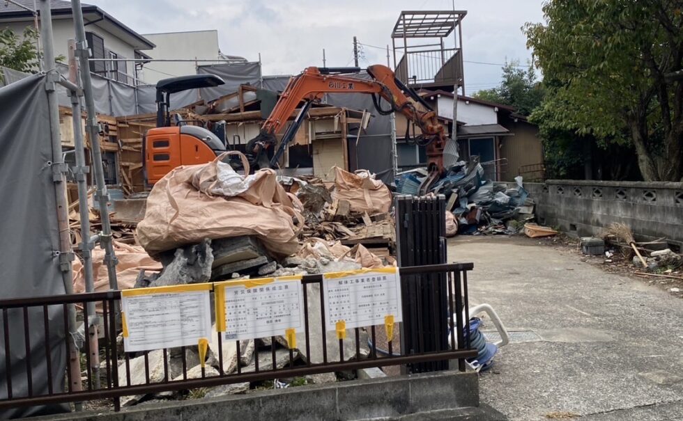 富士宮市木造解体工事