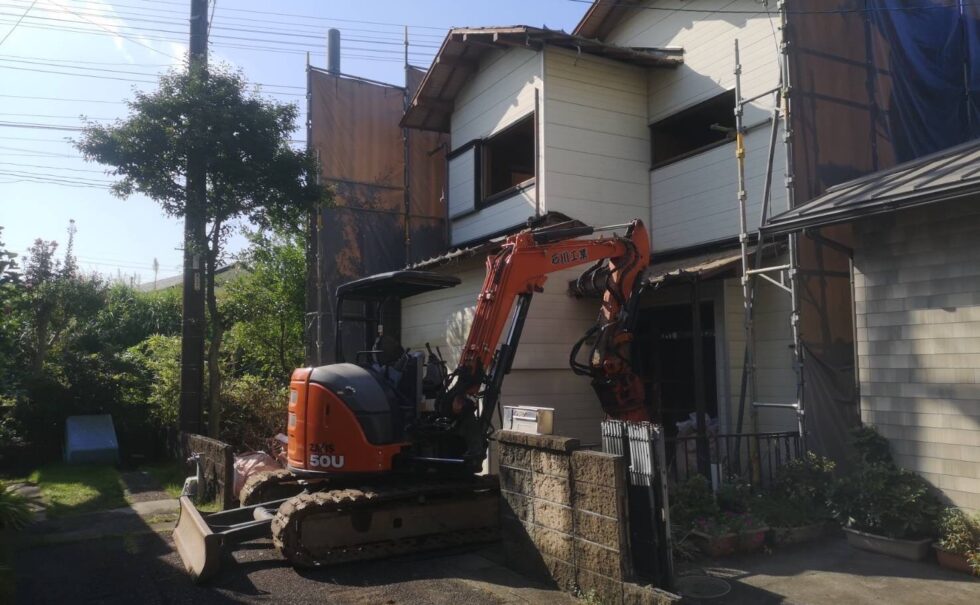 清水区木造解体工事