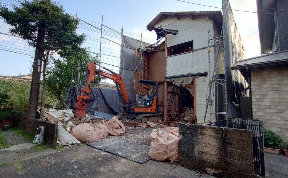 清水区木造解体工事