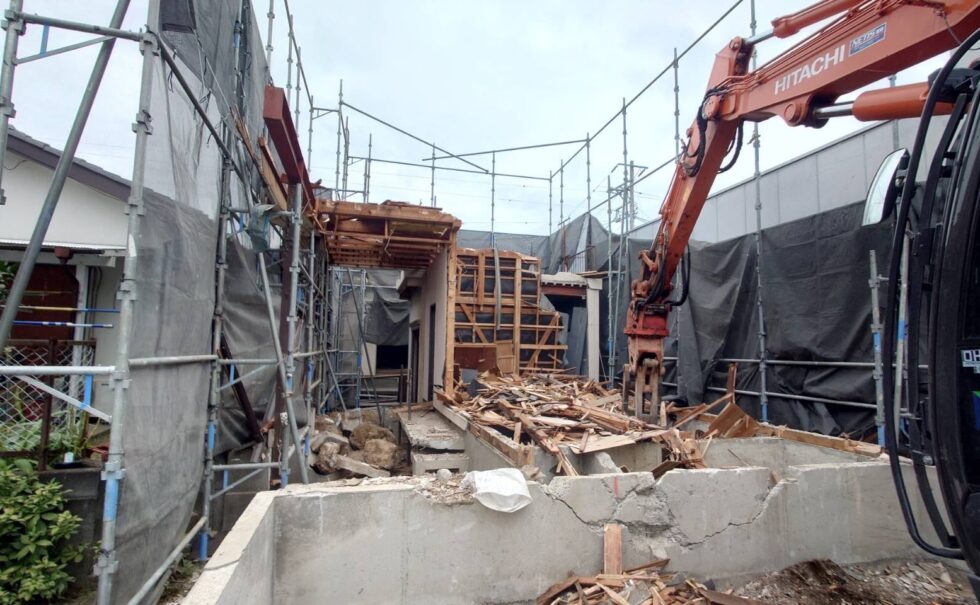 沼津市木造解体工事