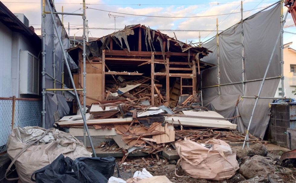 沼津市木造解体工事