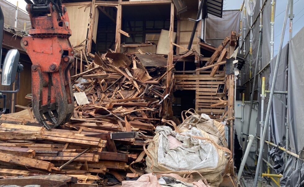 御殿場市木造解体工事