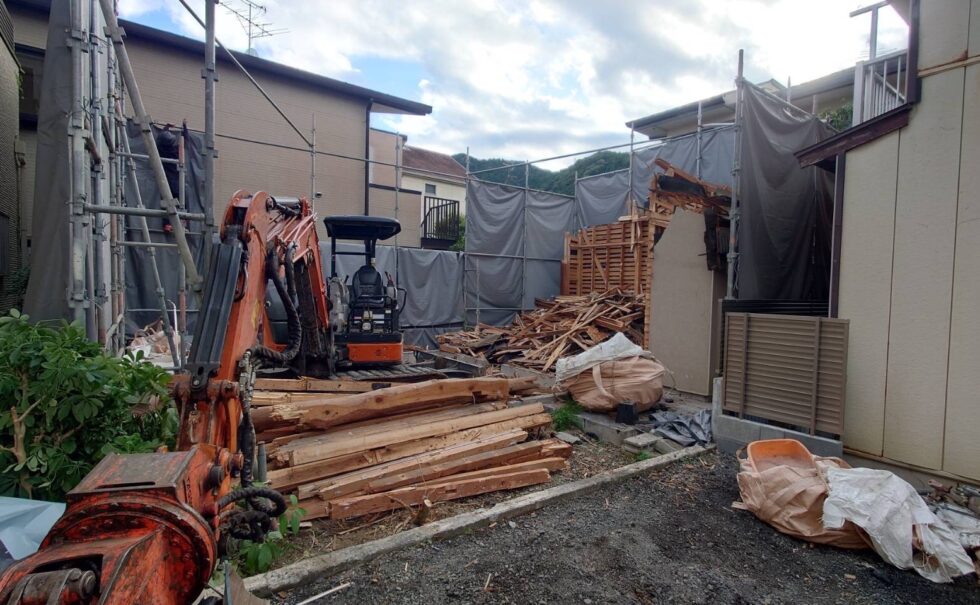 静岡市木造解体工事