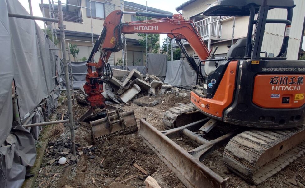 静岡市木造解体工事