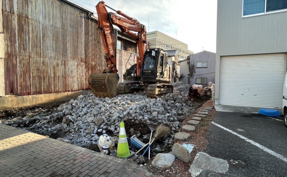 沼津市市道町解体工事