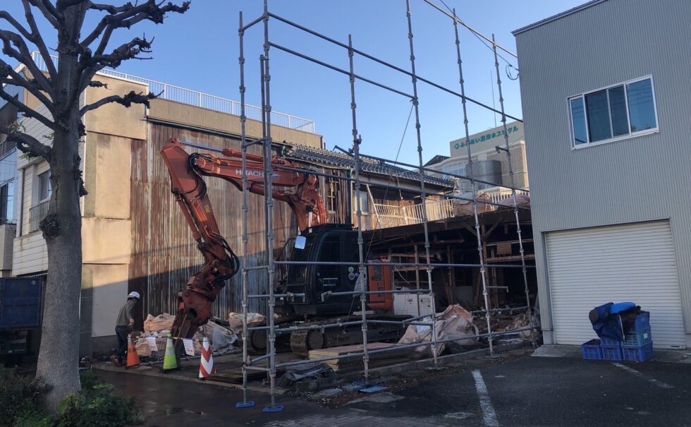 沼津市市道町解体工事