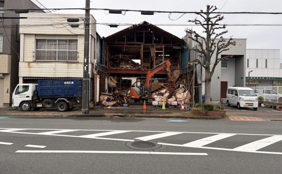 沼津市市道町解体工事