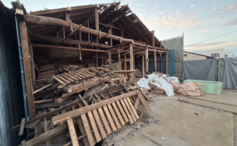 沼津市市道町解体工事