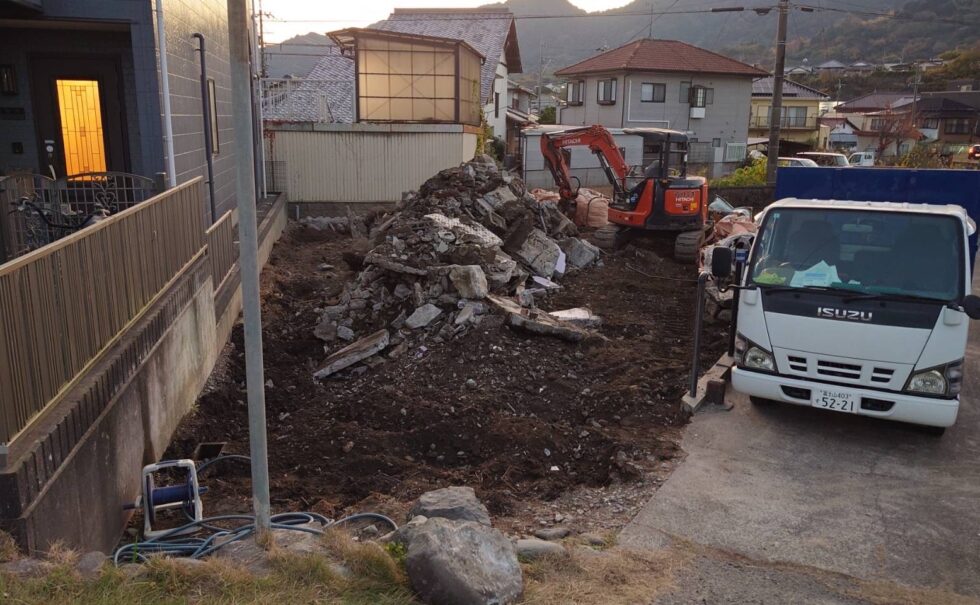 富士川木造解体工事