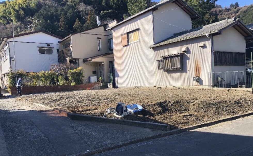 静岡市丸子木造解体工事
