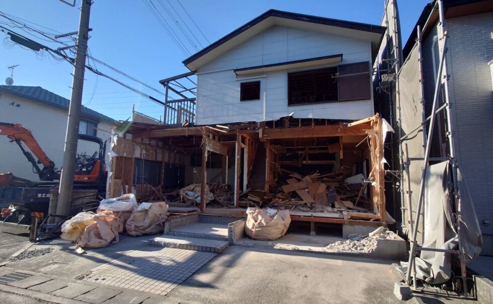 静岡木造解体工事