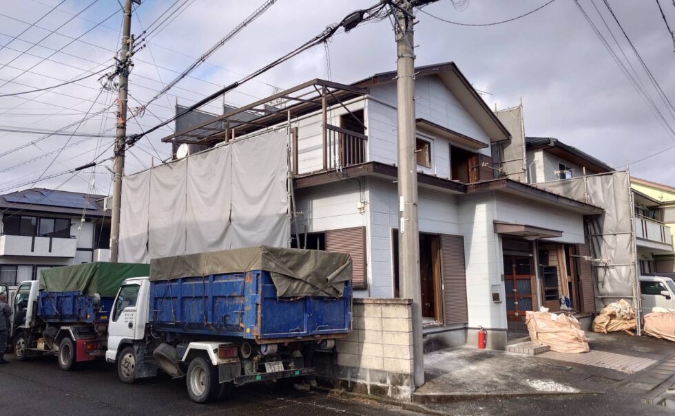 静岡木造解体工事