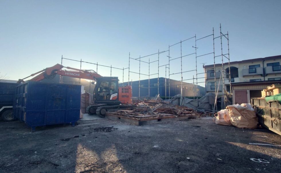 静岡市木造店舗解体工事