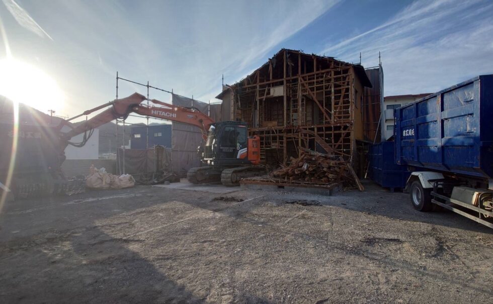 静岡市木造店舗解体工事