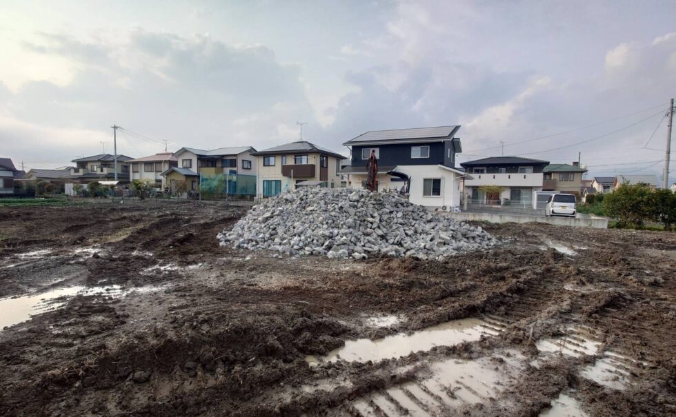 焼津木造4棟解体工事