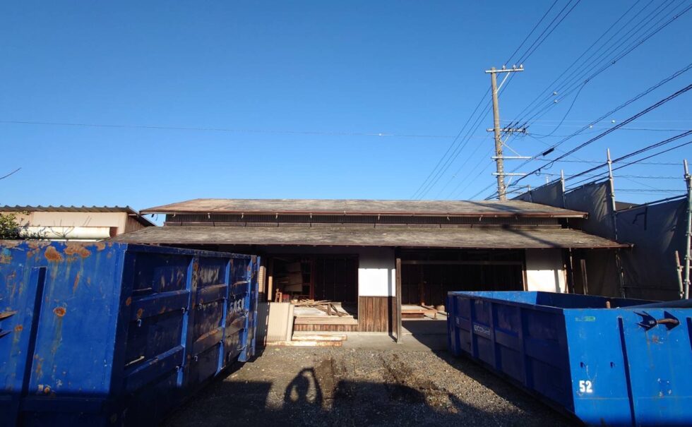 焼津木造4棟解体工事