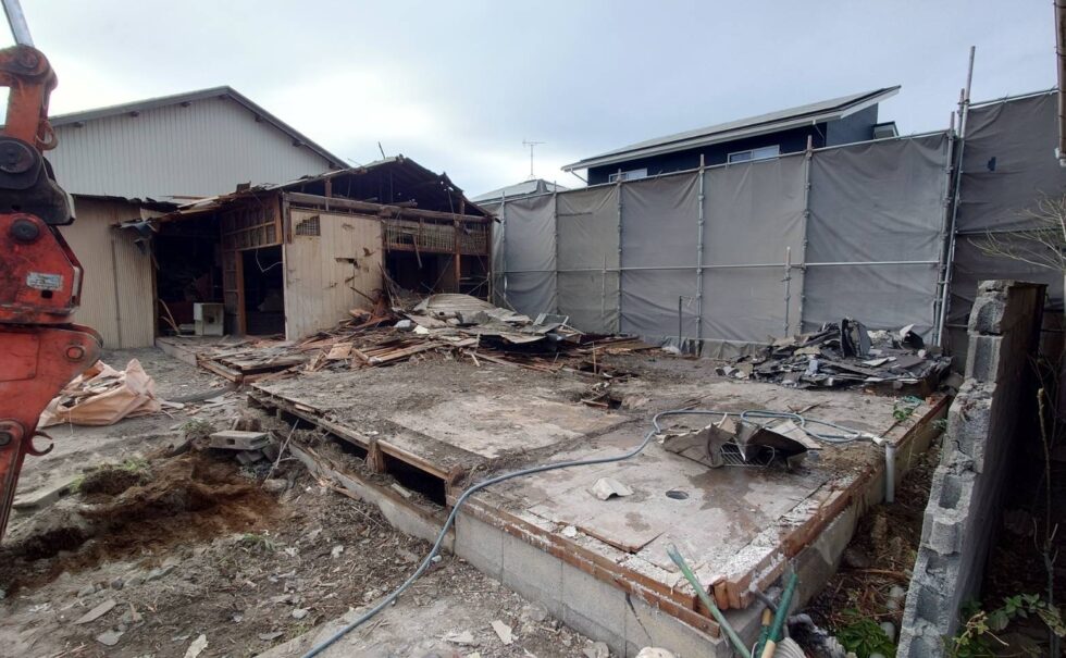 焼津木造4棟解体工事