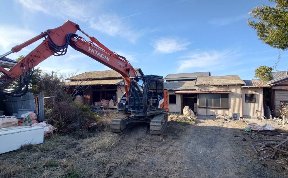 焼津木造4棟解体工事