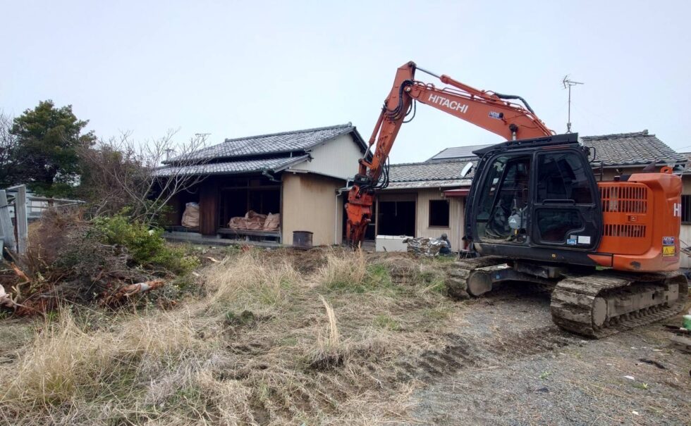 焼津木造4棟解体工事