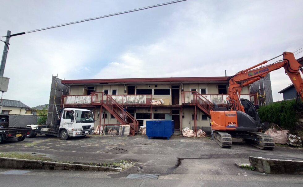 富士市今泉アパート解体工事