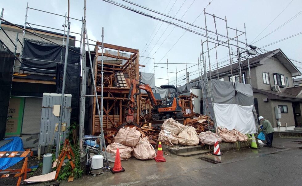 羽鳥解体工事