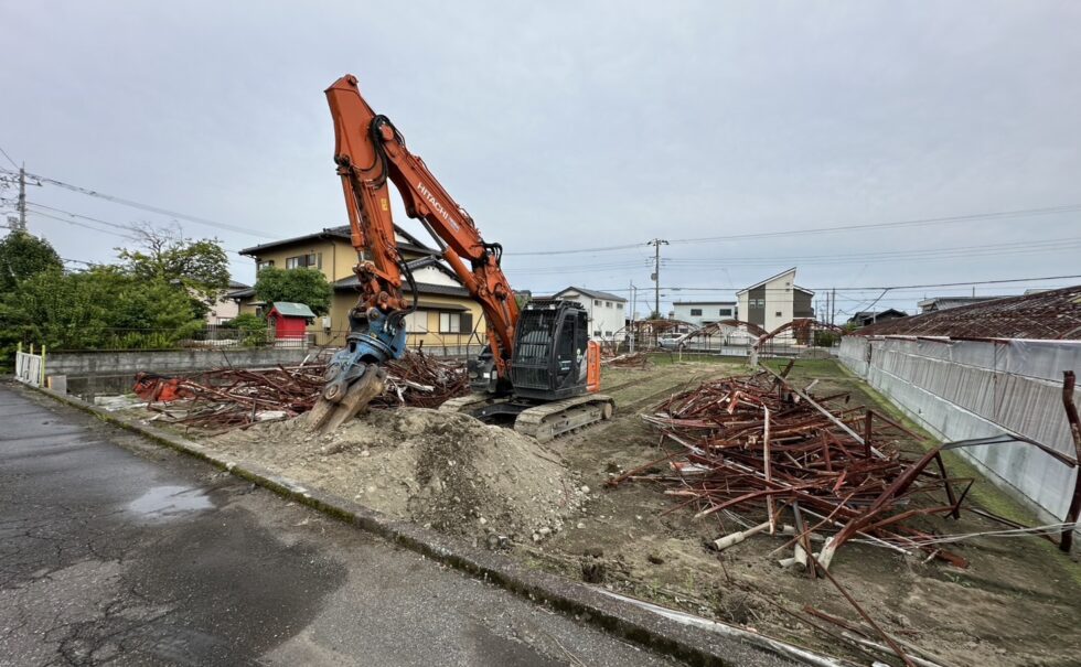 富士市松岡借家7棟解体工事