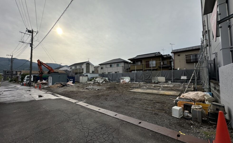富士市松岡借家7棟解体工事