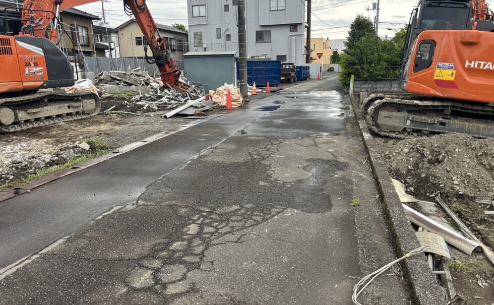富士市松岡借家7棟解体工事
