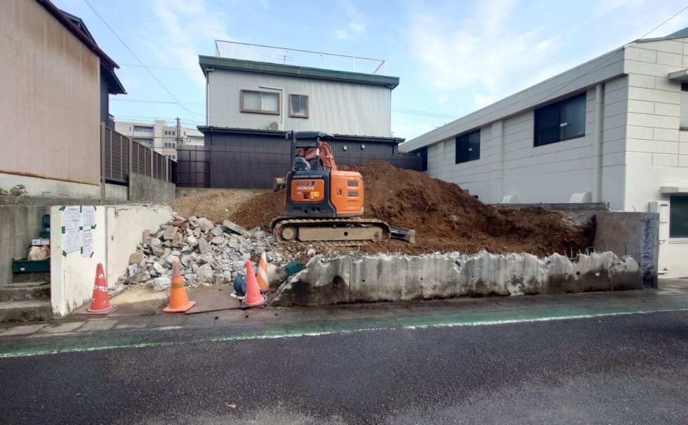 清水区中之郷木造解体工事