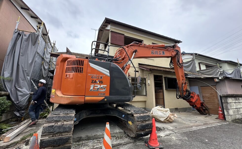 函南町木造解体工事